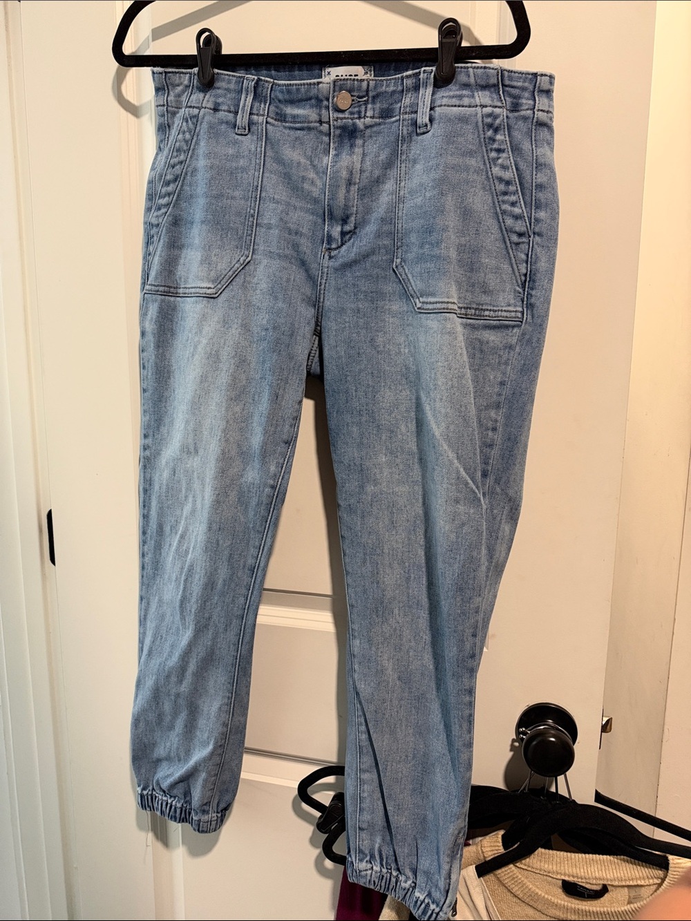 Paige Light Blue Women's Jogger Jeans